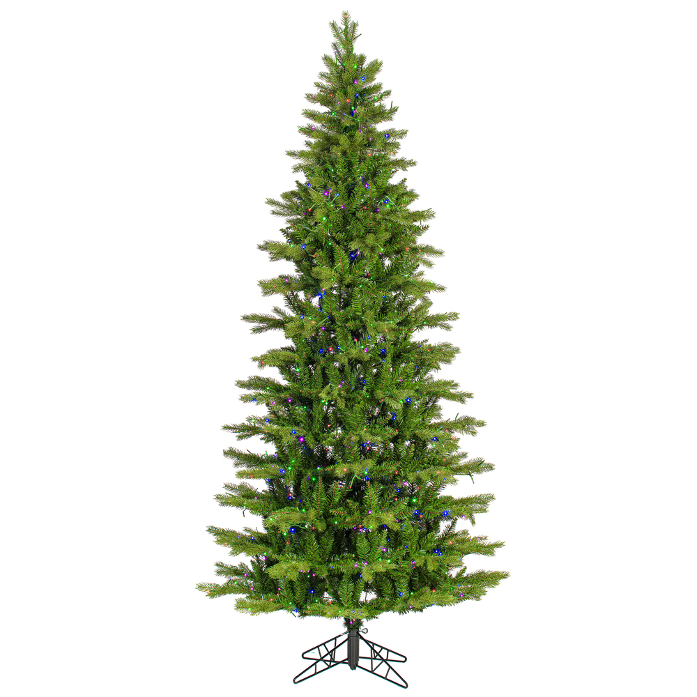 Vickerman Balsam Spruce Slim Artificial Christmas Tree