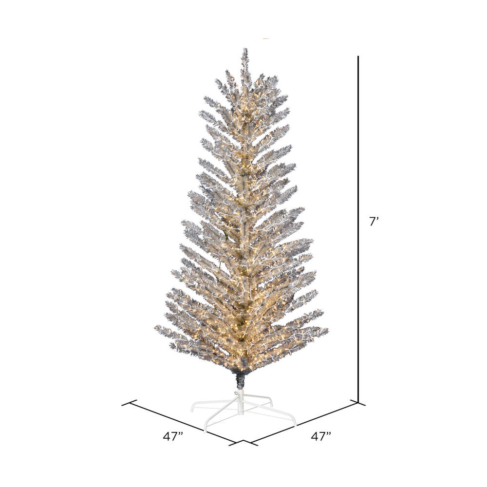 Vickerman Vintage Aluminum Artificial Christmas Tree