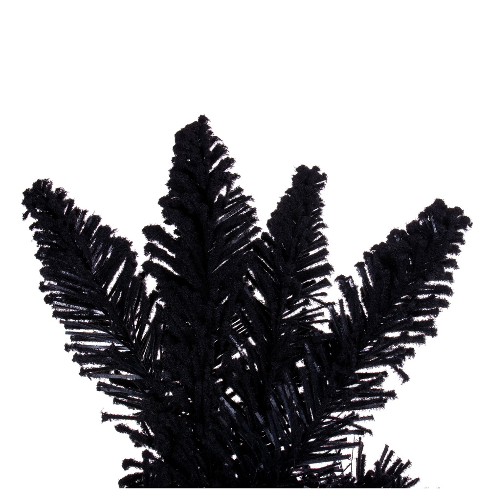 Vickerman Artifical Flocked Black Fir Garland