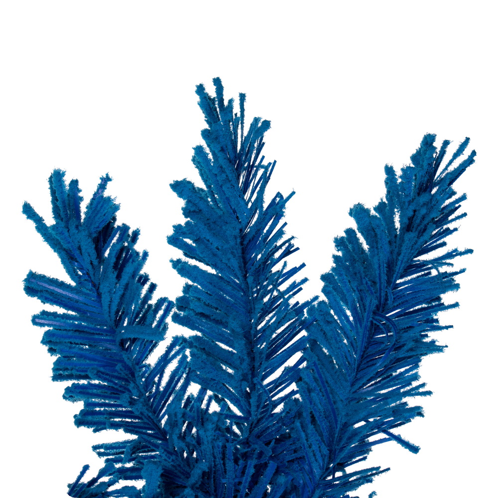 Vickerman Artifical Flocked Turquoise Garland