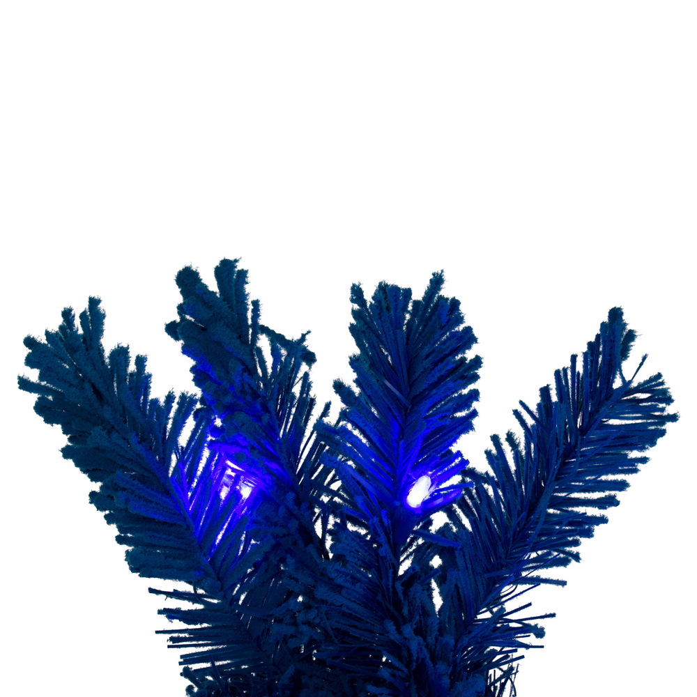 Vickerman Artifical Flocked Turquoise Garland