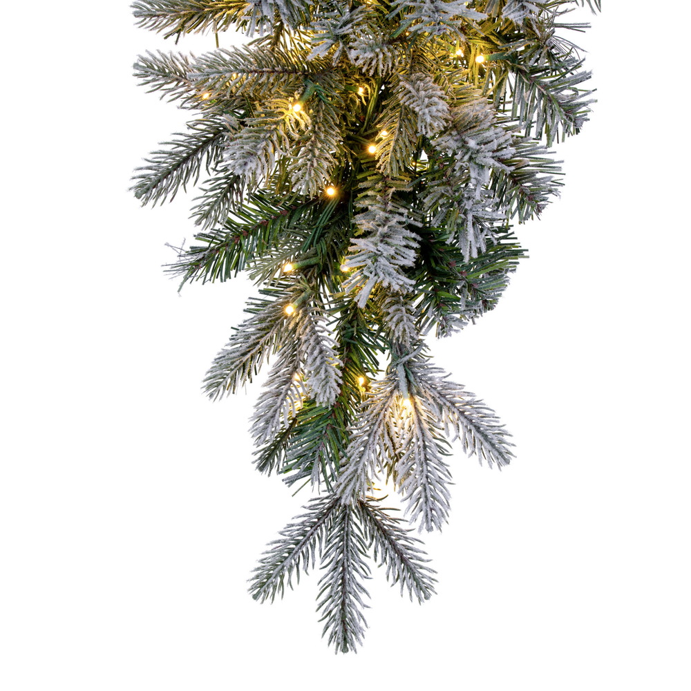 Vickerman Artificial Frosted Douglas Fir Teardrop
