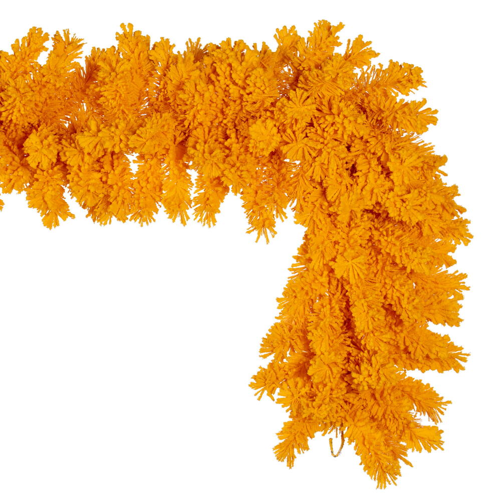 Vickerman Flocked Yellow Artificial Garland