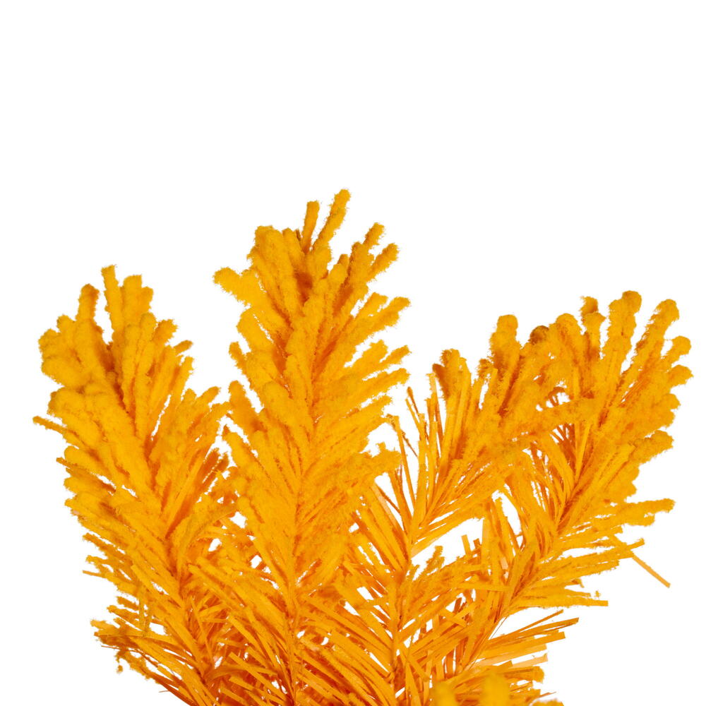 Vickerman Flocked Yellow Artificial Wreath