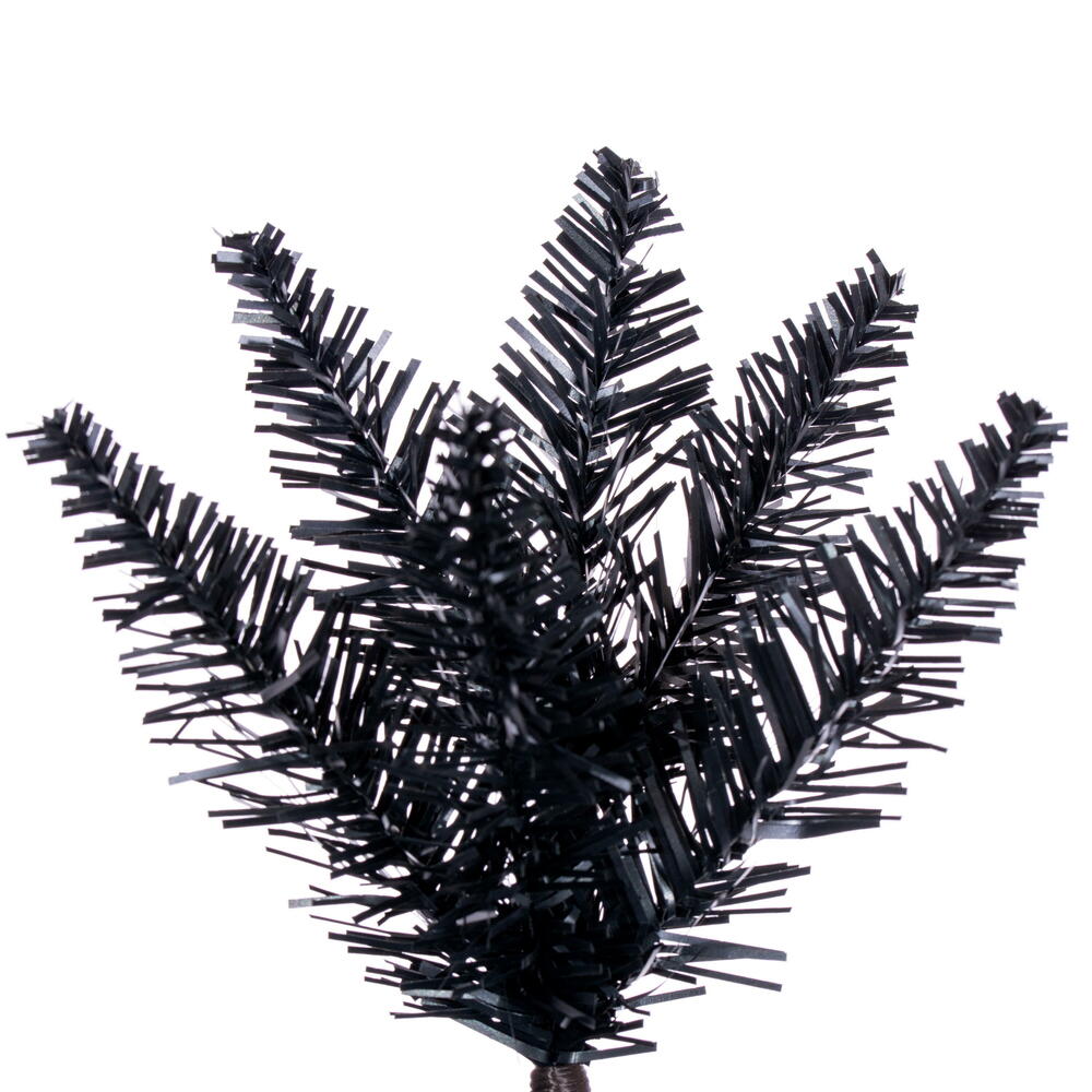 Vickerman 6.5" x 28" Black Pencil Artificial Christmas Tree
