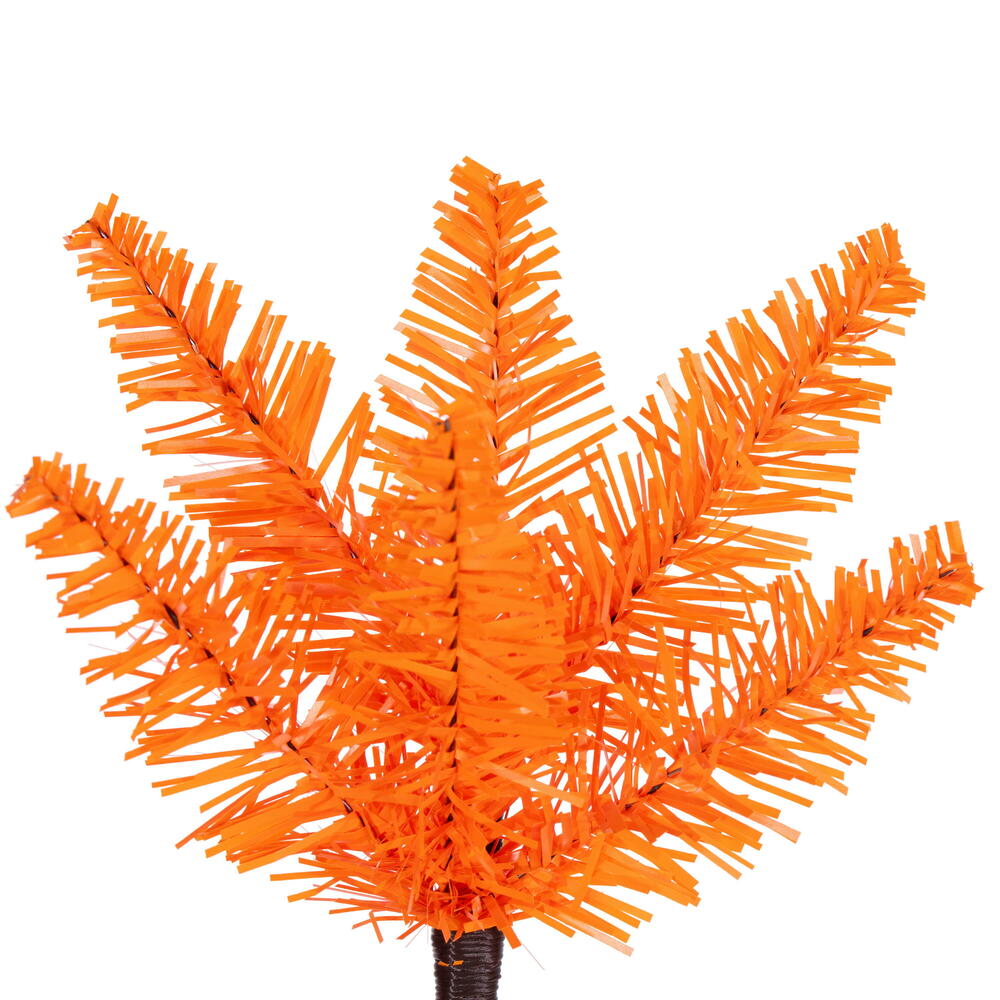 Vickerman Orange Pencil Artificial Christmas Tree
