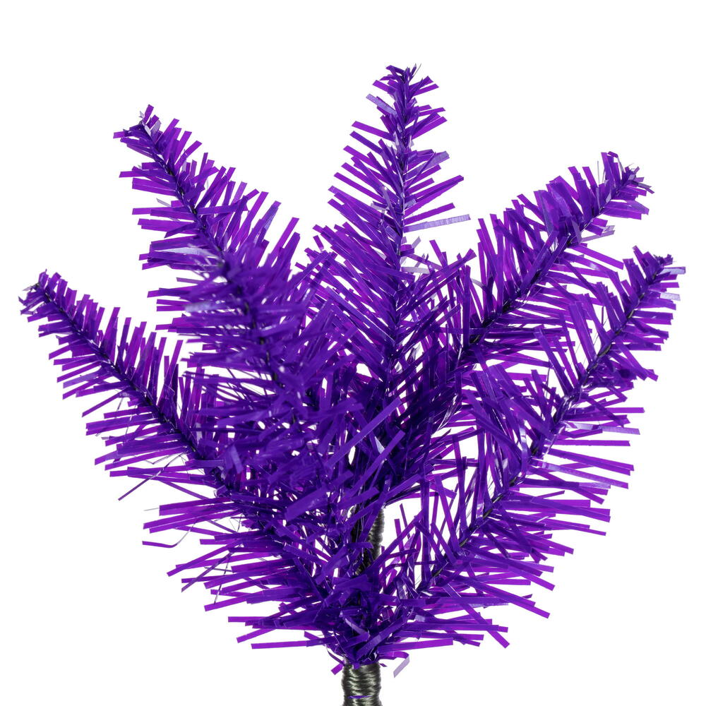 Vickerman Purple Pencil Artificial Christmas Tree