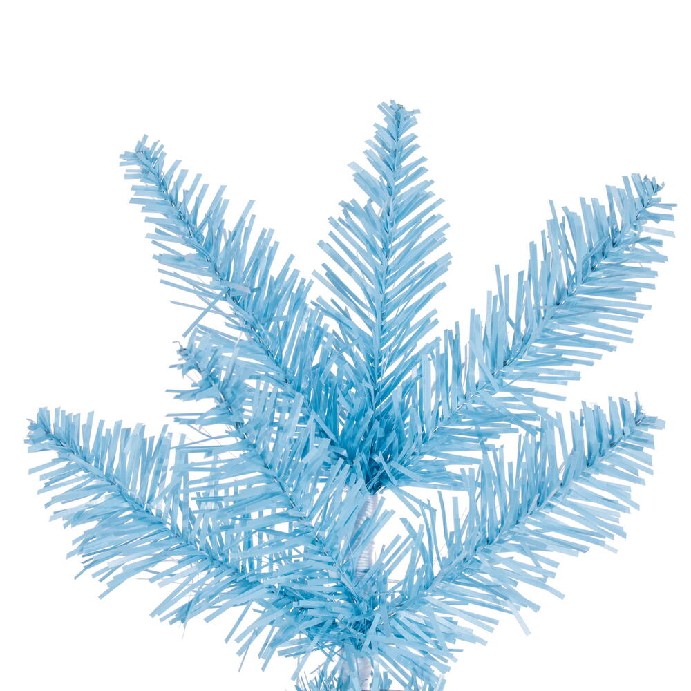 Vickerman Sky Blue Pencil Artificial Christmas Tree