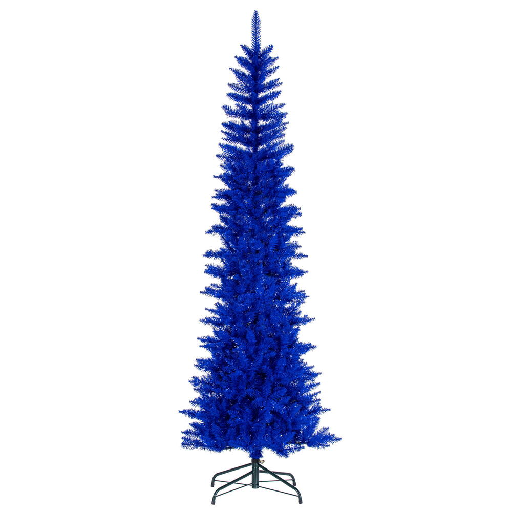 Vickerman Blue Pencil Artificial Christmas Tree