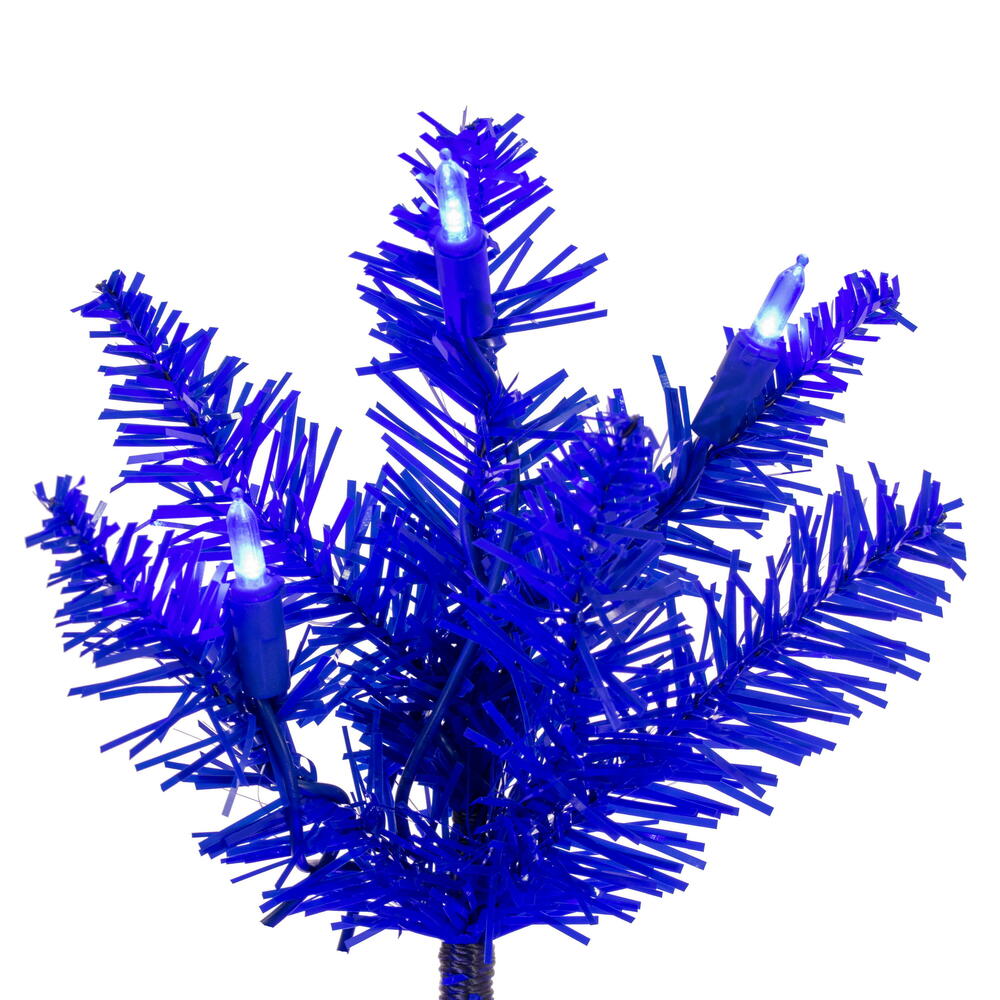 Vickerman Blue Pencil Artificial Christmas Tree