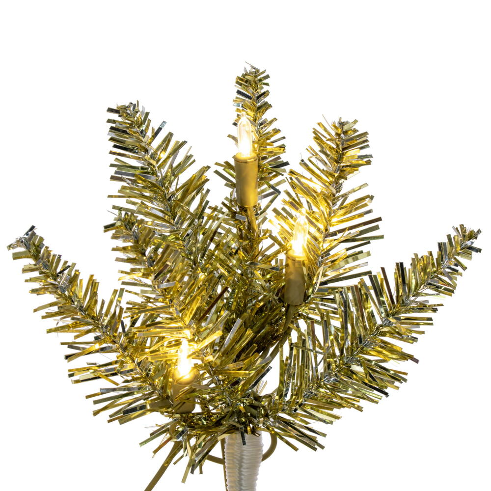 Vickerman Champagne Pencil Artificial Christmas Tree