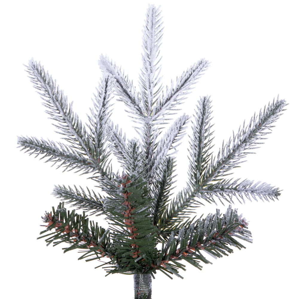 Vickerman Frosted Bixley Frosted Pencil Fir Artificial Christmas Tree