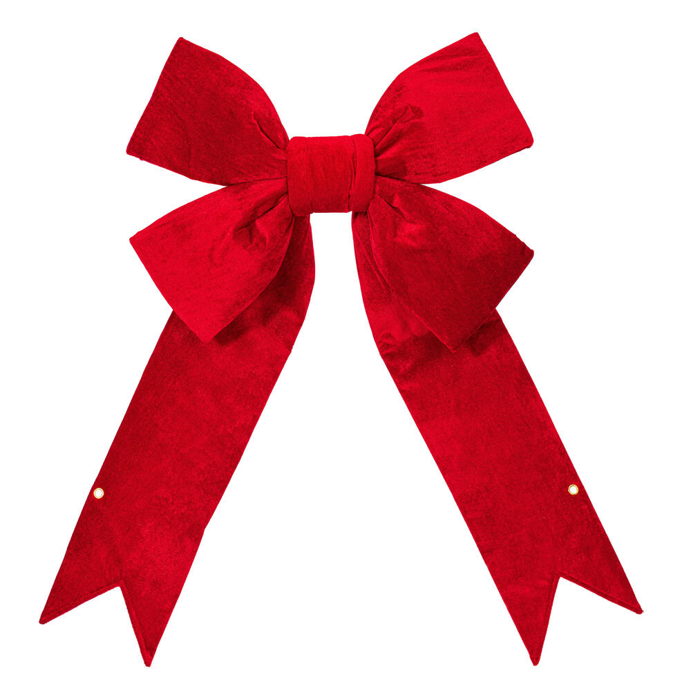 Velvet Outdoor Bow