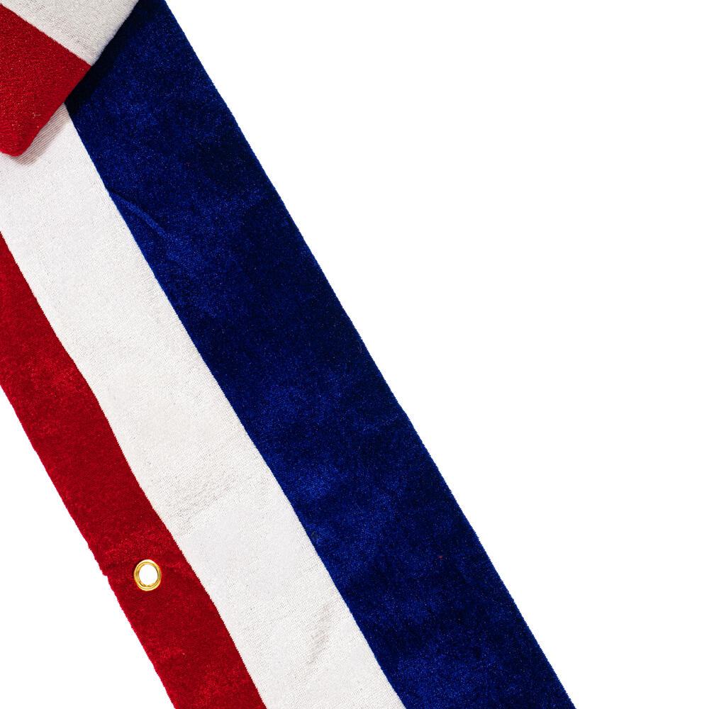 Vickerman Red-White-Blue Velvet Bow, Limited UV