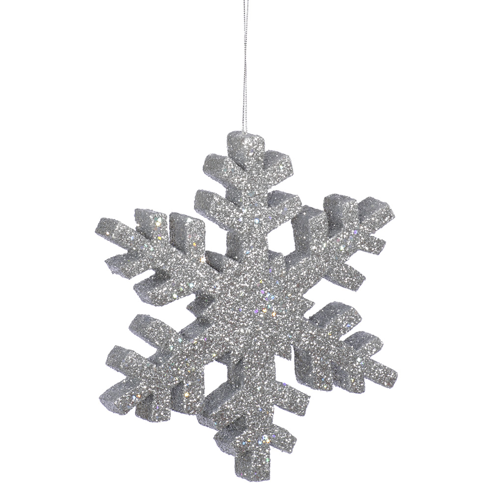 Outdoor Glitter Snowflakes