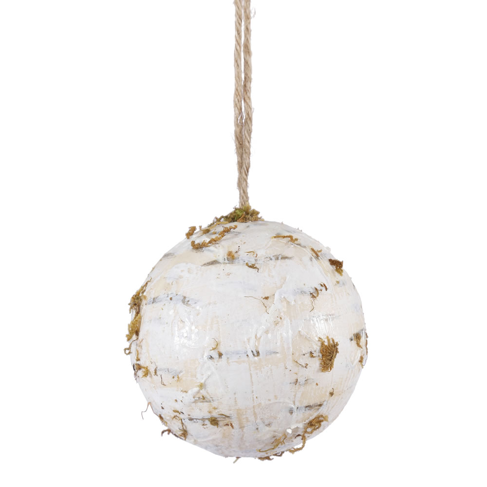 Vickerman Birch Ball Ornament