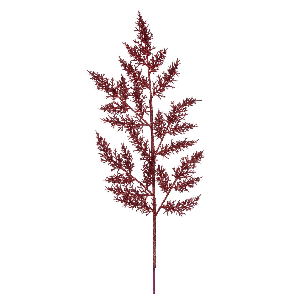 Vickerman 28" Onoclea Glitter Wild Huck Artificial Christmas Spray