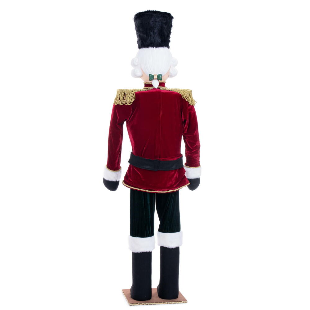 Vickerman Red Velvet Standing Nutcracker Doll.