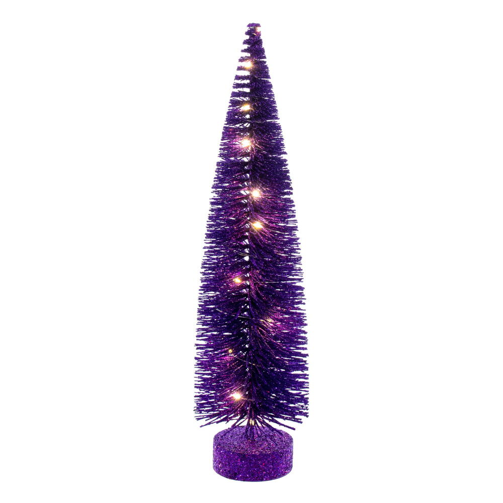 Vickerman Lit Bottle Brush Tree Set