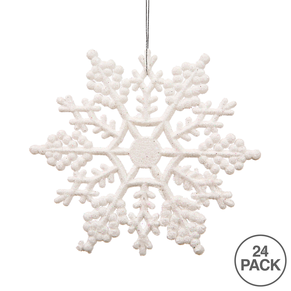 Vickerman Glitter Snowflake Ornament