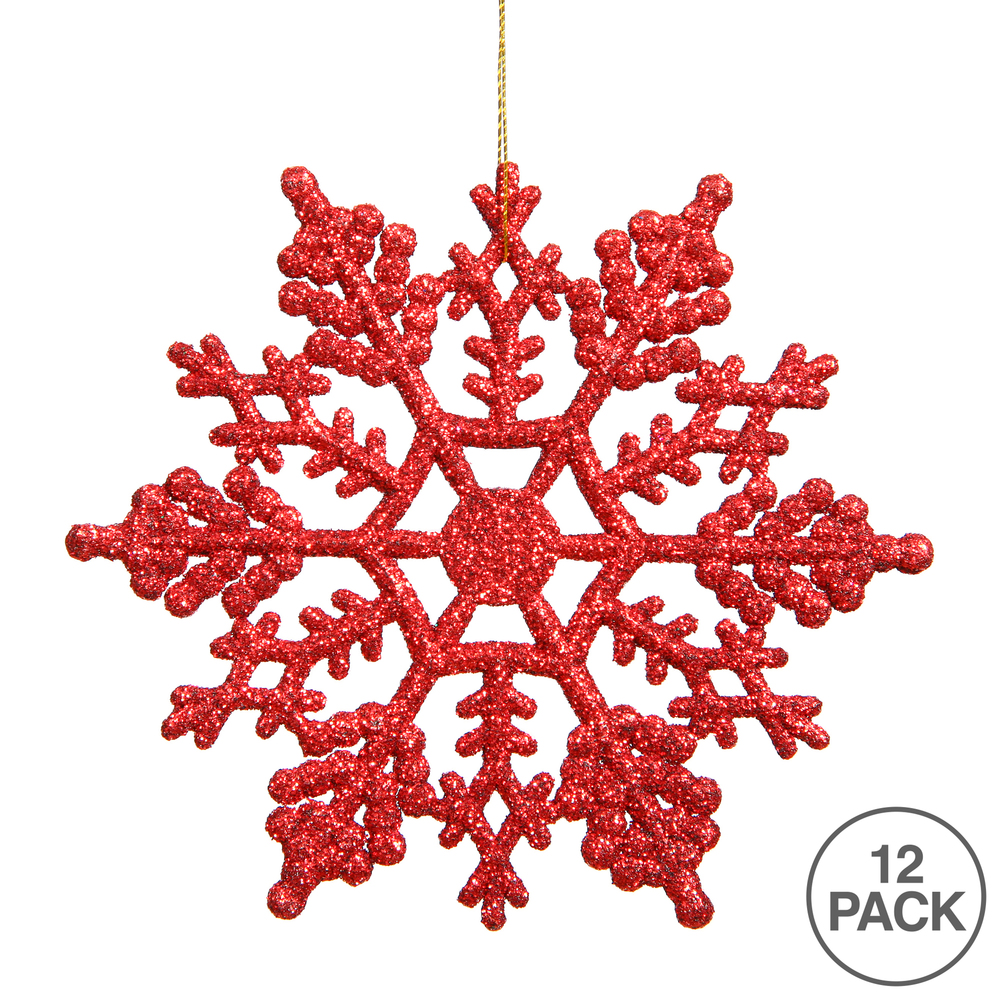 Vickerman Glitter Snowflake Ornament