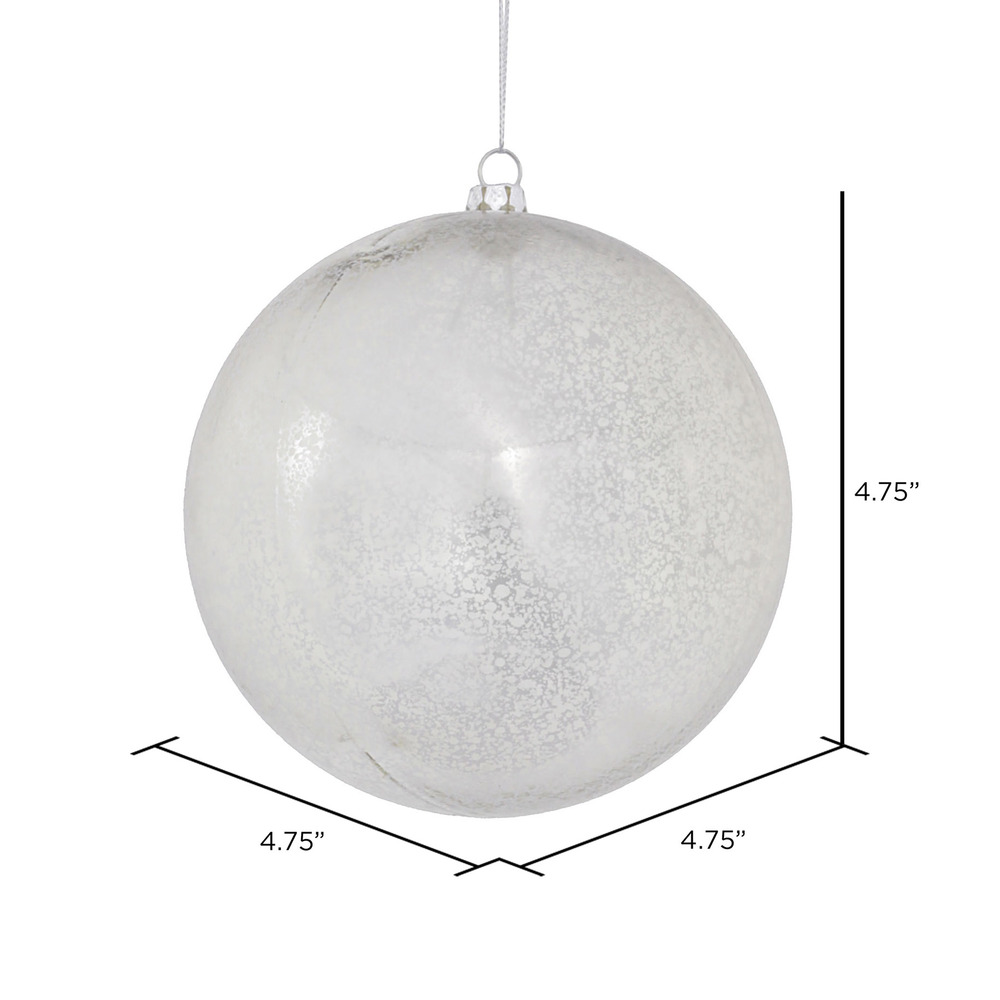 Vickerman Shiny Mercury Ball Ornament