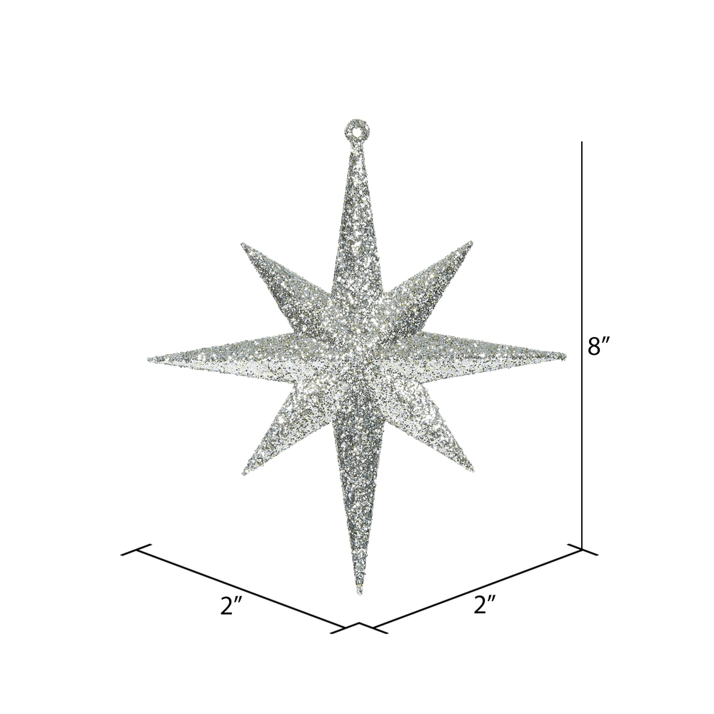 Vickerman Glitter Bethlehem Star Ornament