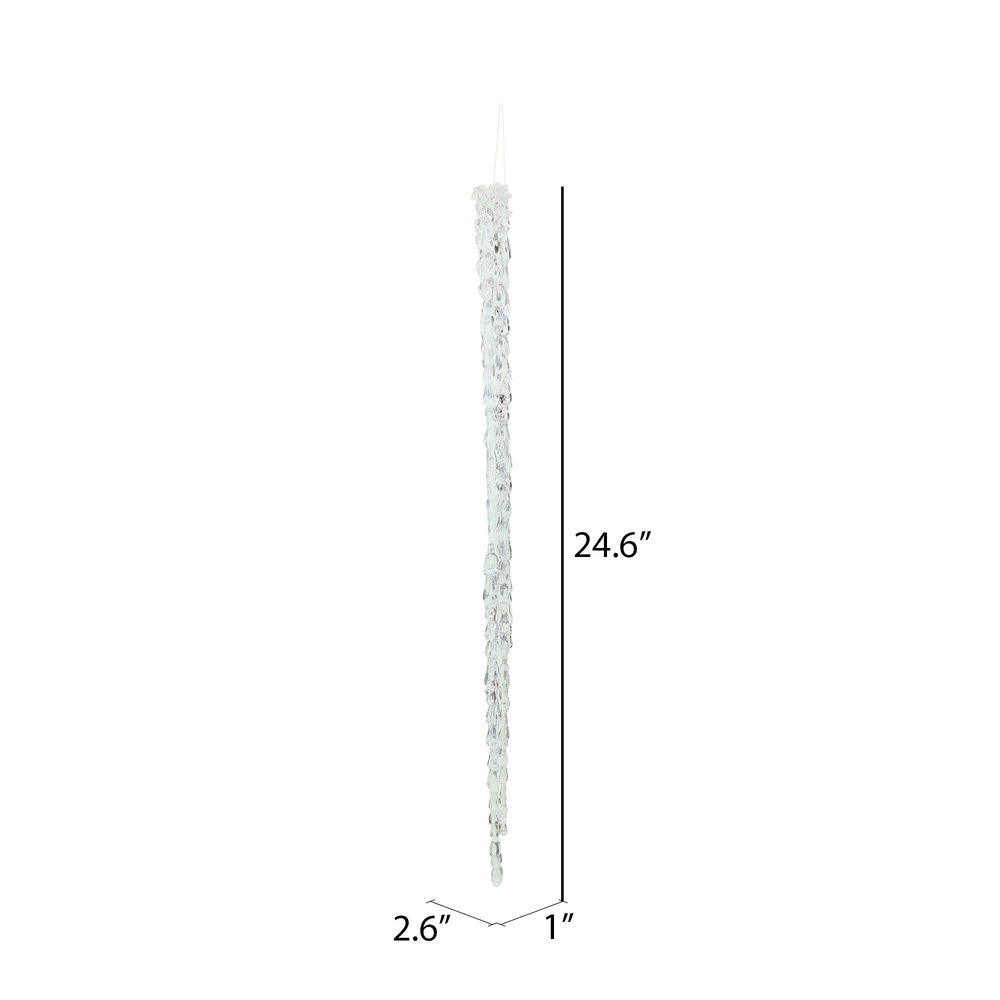 Vickerman Acrylic Icicle Ornament