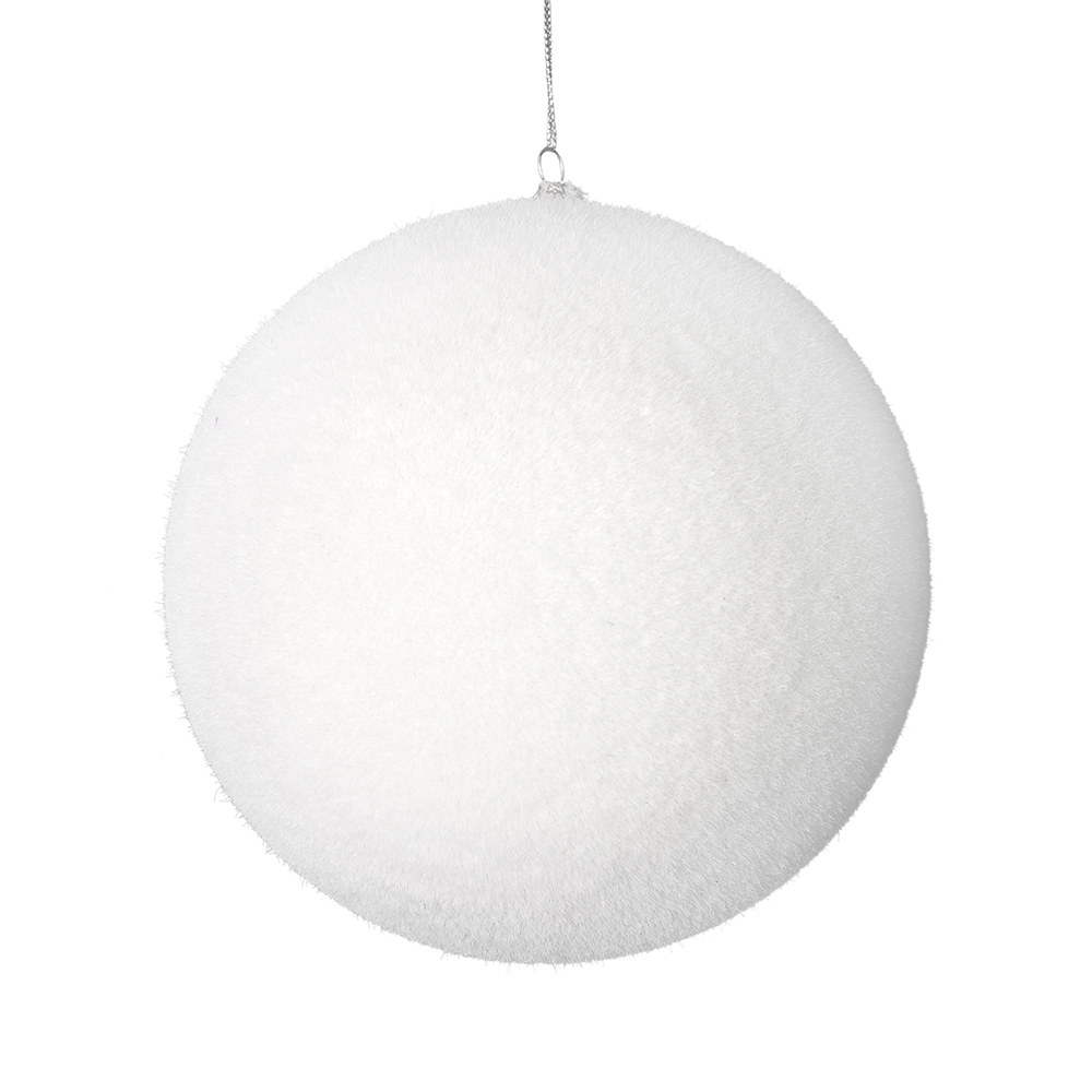 Vickerman Flocked Ball Ornament