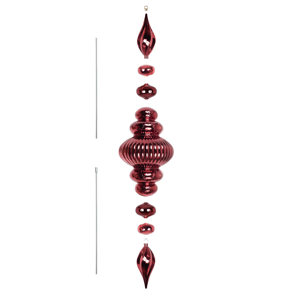 Vickerman 41" Shiny Finial Ornament