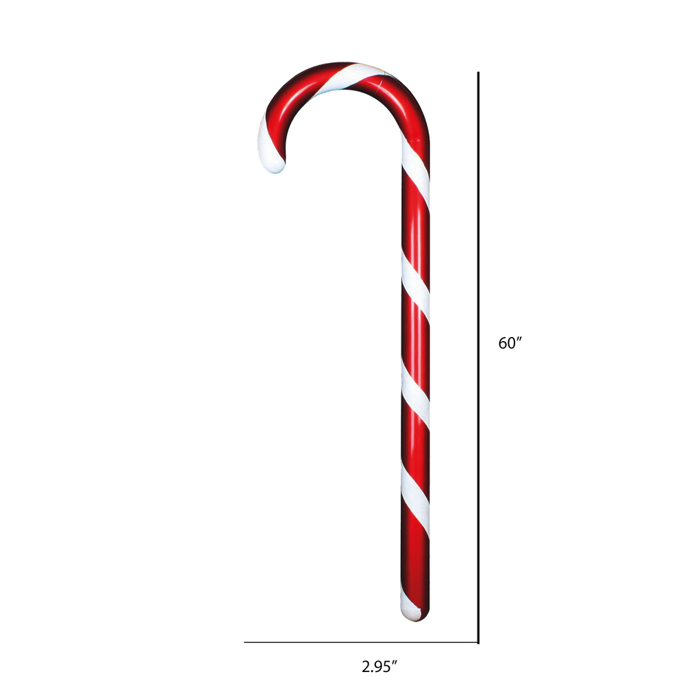 Vickerman Candy Cane Glitter Ornament
