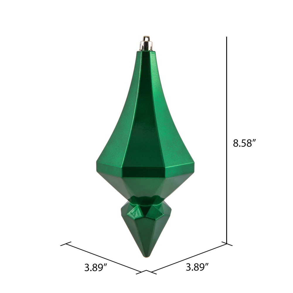 Vickerman 8" Candy Diamond Finial Ornament