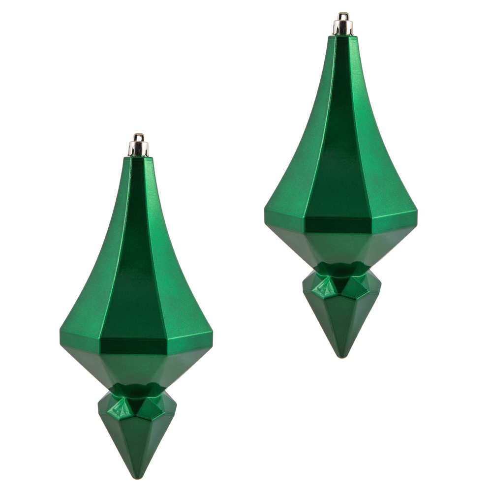 Vickerman 8" Candy Diamond Finial Ornament