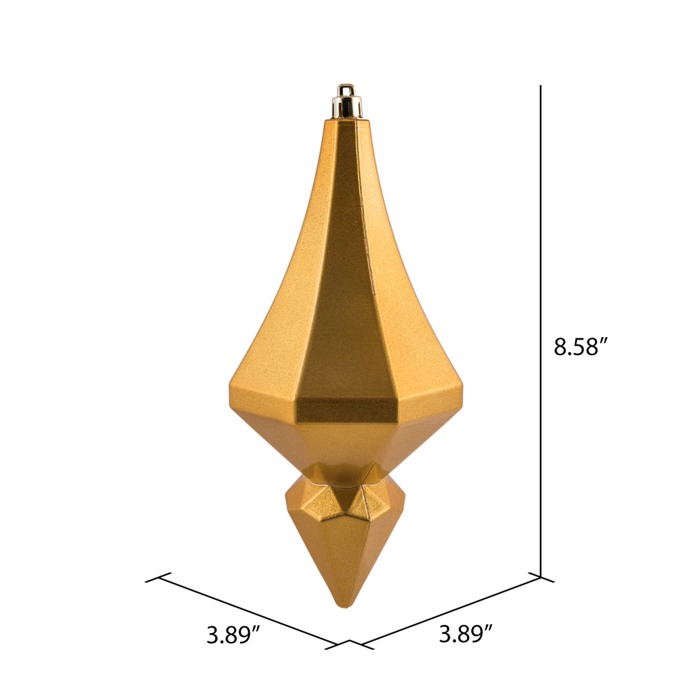 Vickerman 8" Candy Diamond Finial Ornament