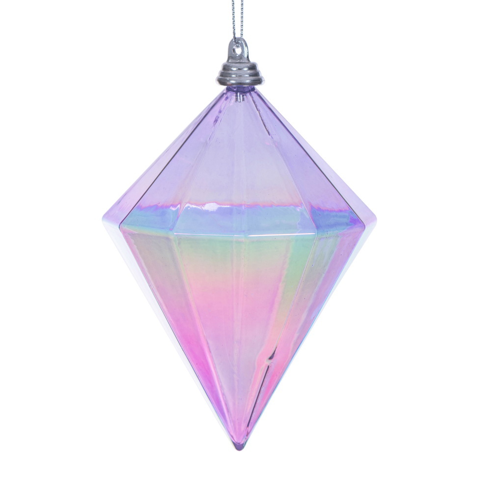 Vickerman 5" Iridescent Diamond Ornament