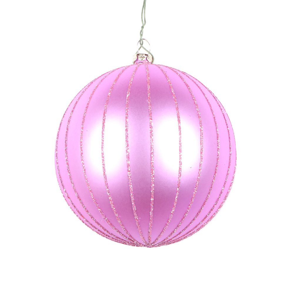 Vickerman Matte Glitter Ball Ornament
