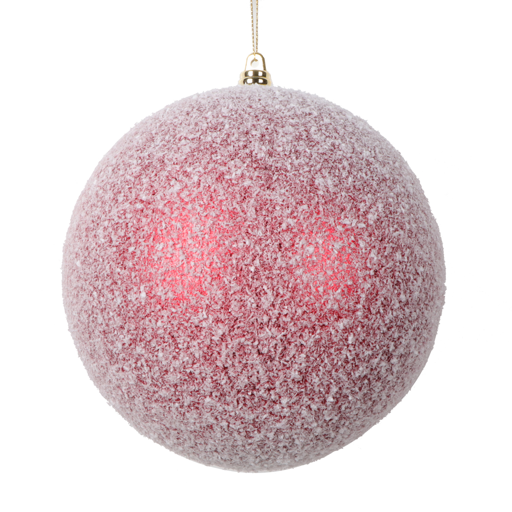 Vickerman 6" Matte Snow Covered Ornament