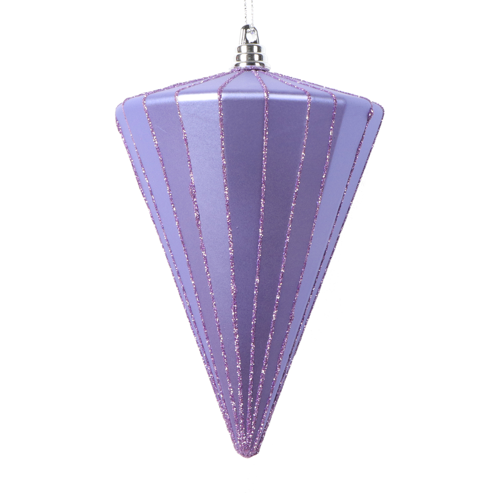 Vickerman 6" Matte Cone Ornament