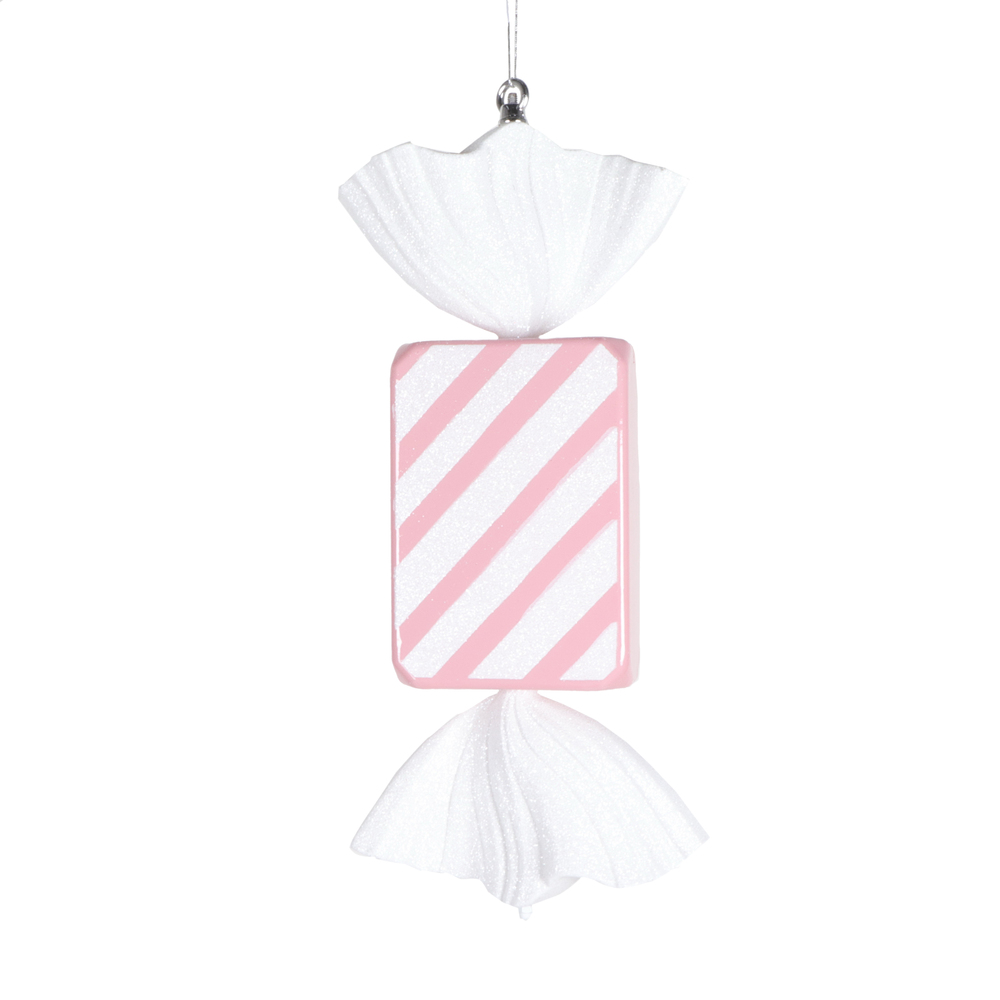 Vickerman 18.5" Rectangle Striped Candy Ornament