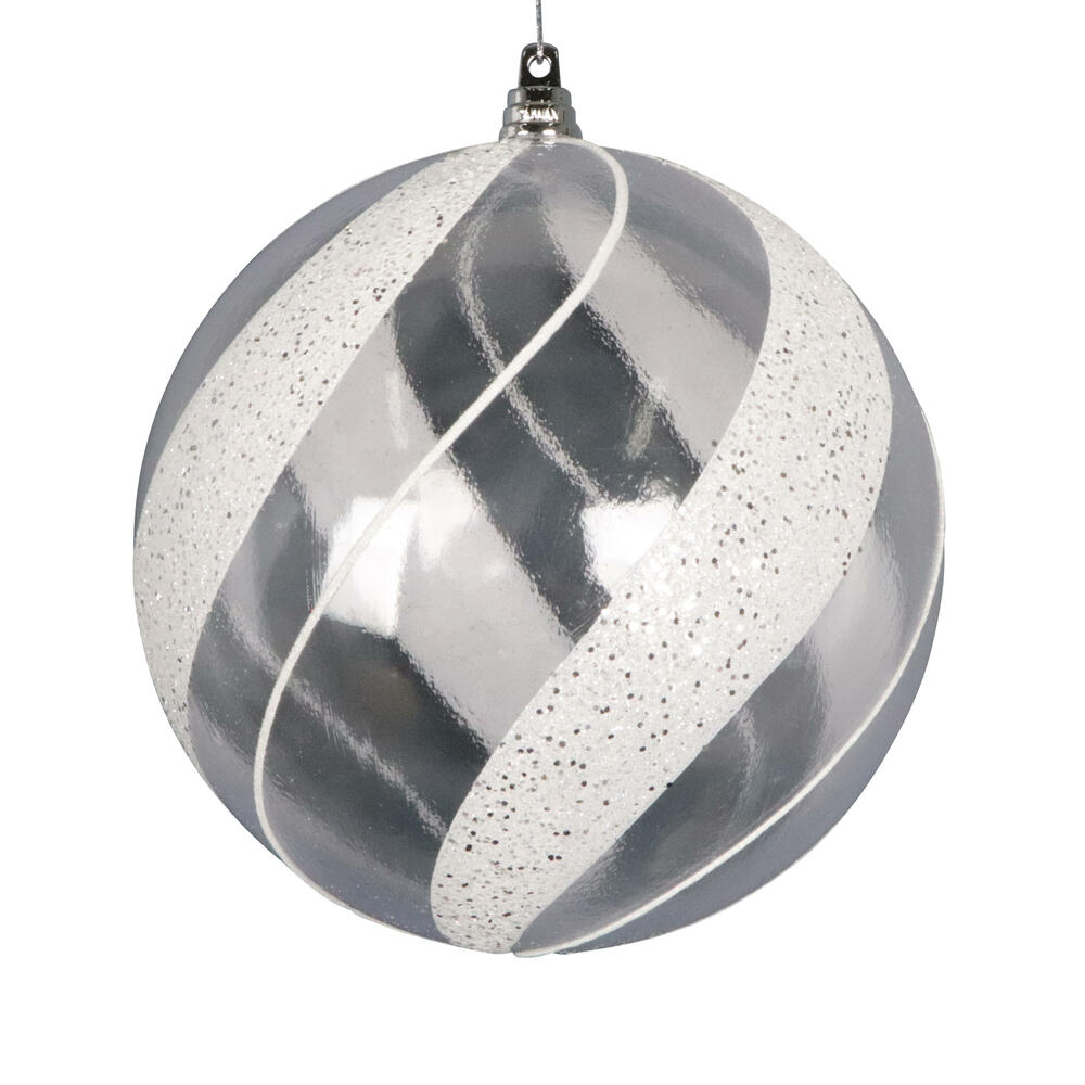 Clear/White/Silver Glitter