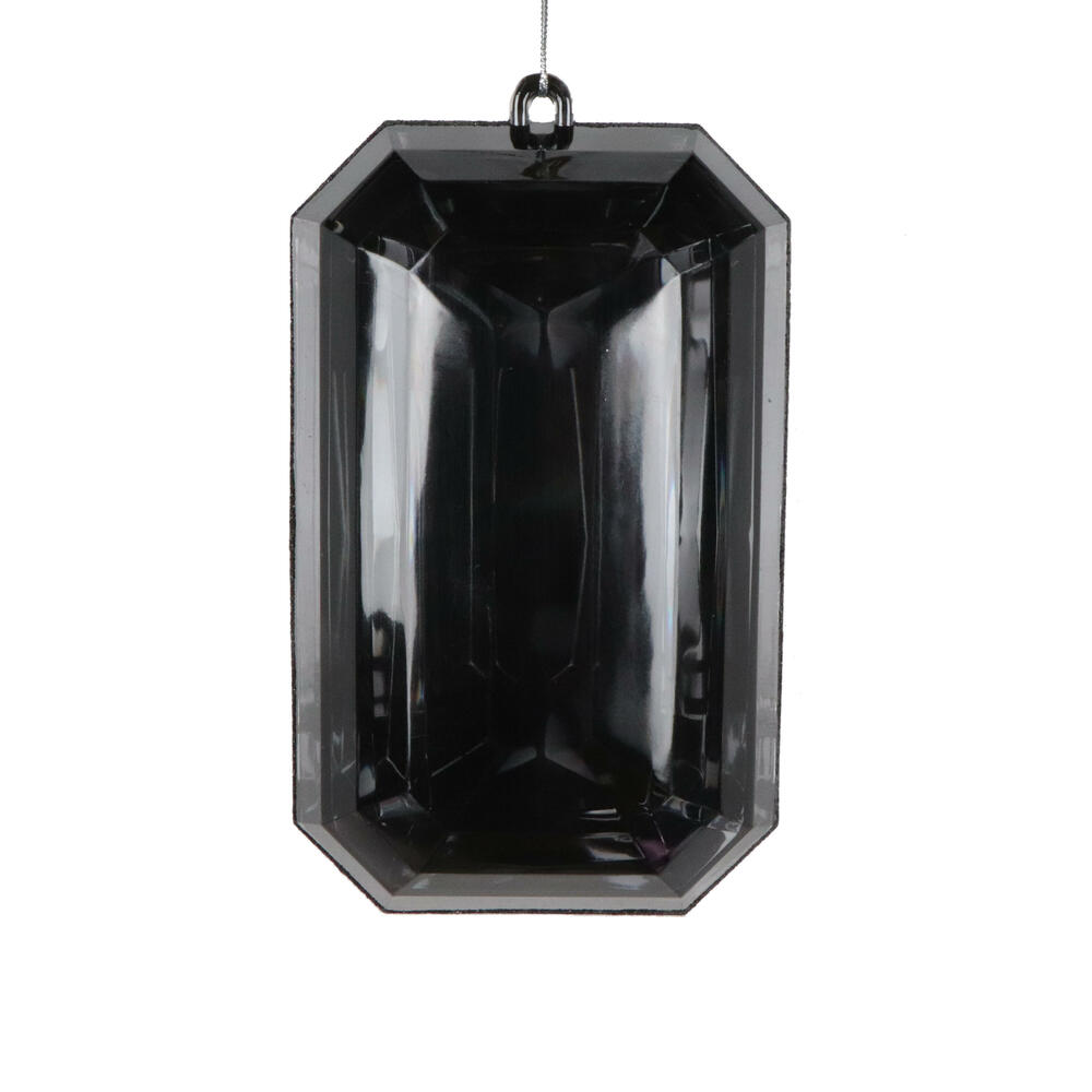 Vickerman Rectangle Jewel Glitter Ornament