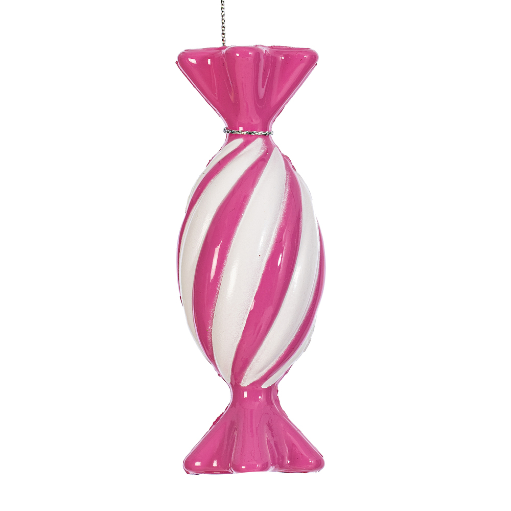 Vickerman 4" Swirl Enamel Candy Assorted Ornaments