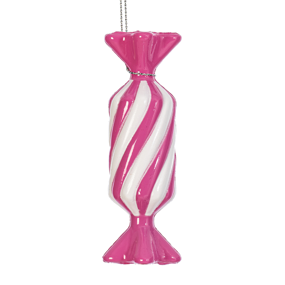 Vickerman 4" Swirl Enamel Candy Assorted Ornaments