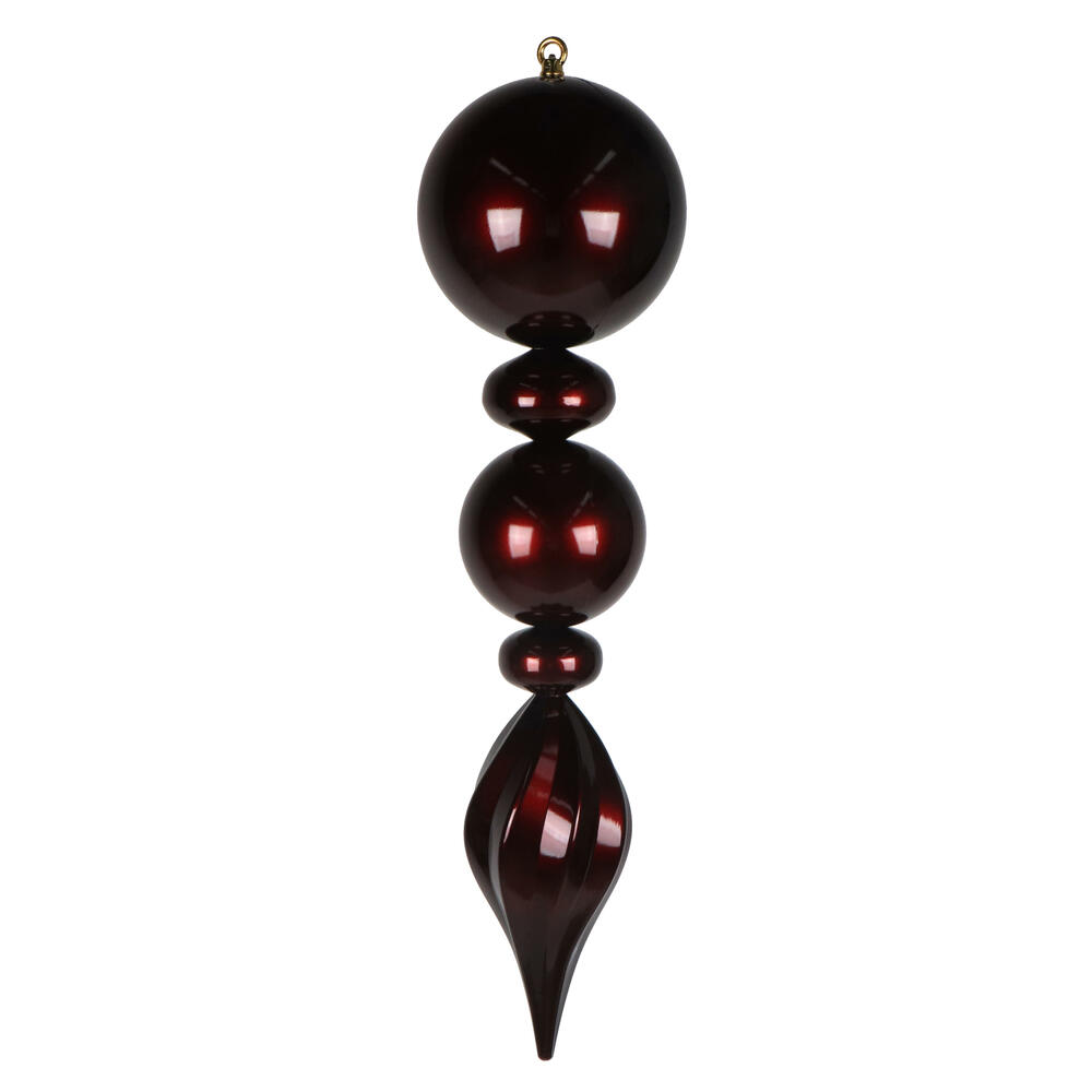 Vickerman 30" UV Candy Ball Swirl Finial Ornament