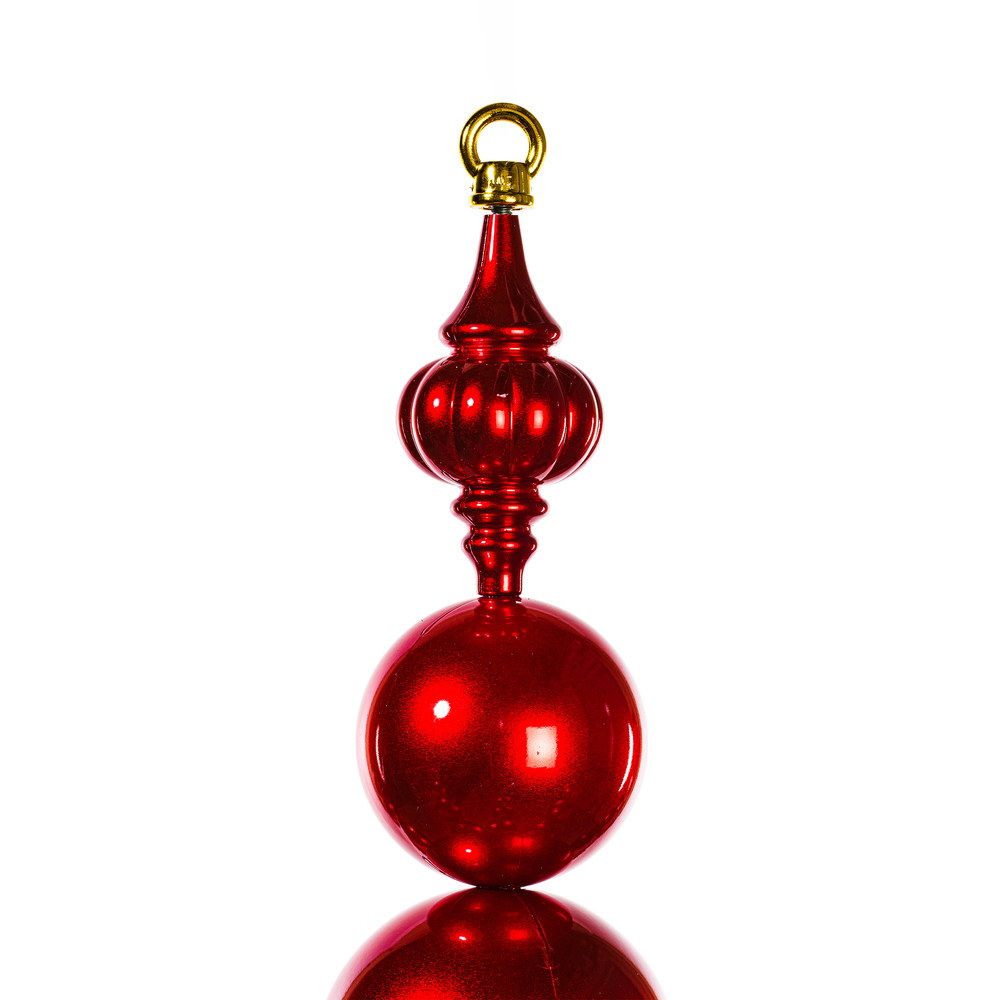 39" UV Candy Starburts Finial Ornament