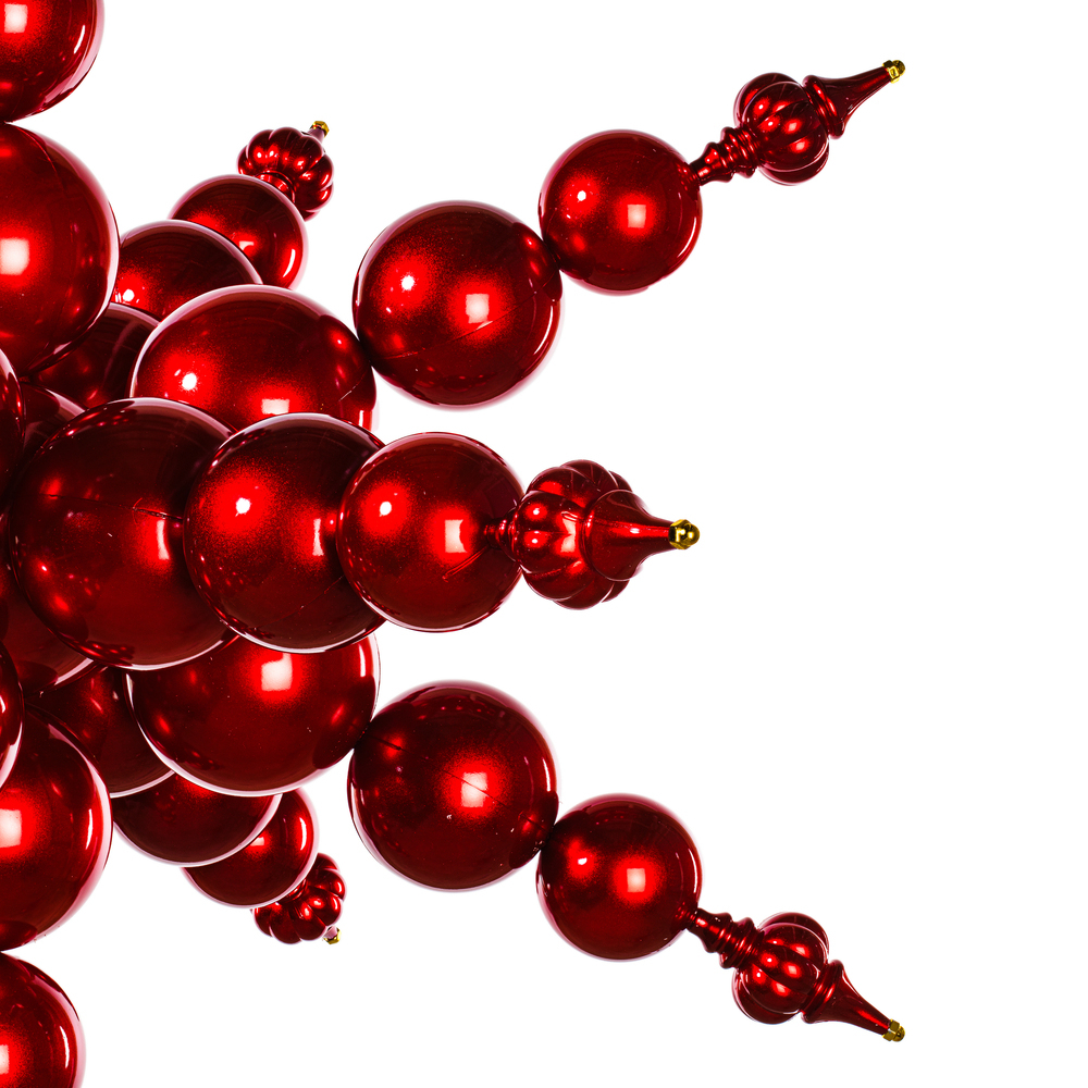 39" UV Candy Starburts Finial Ornament
