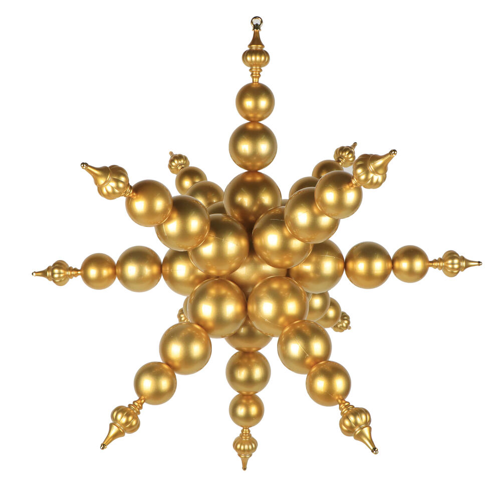 39" UV Candy Starburts Finial Ornament