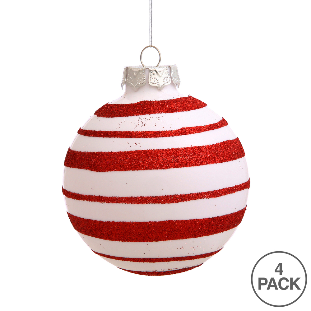 Vickerman Candy Cane Ball Ornaments