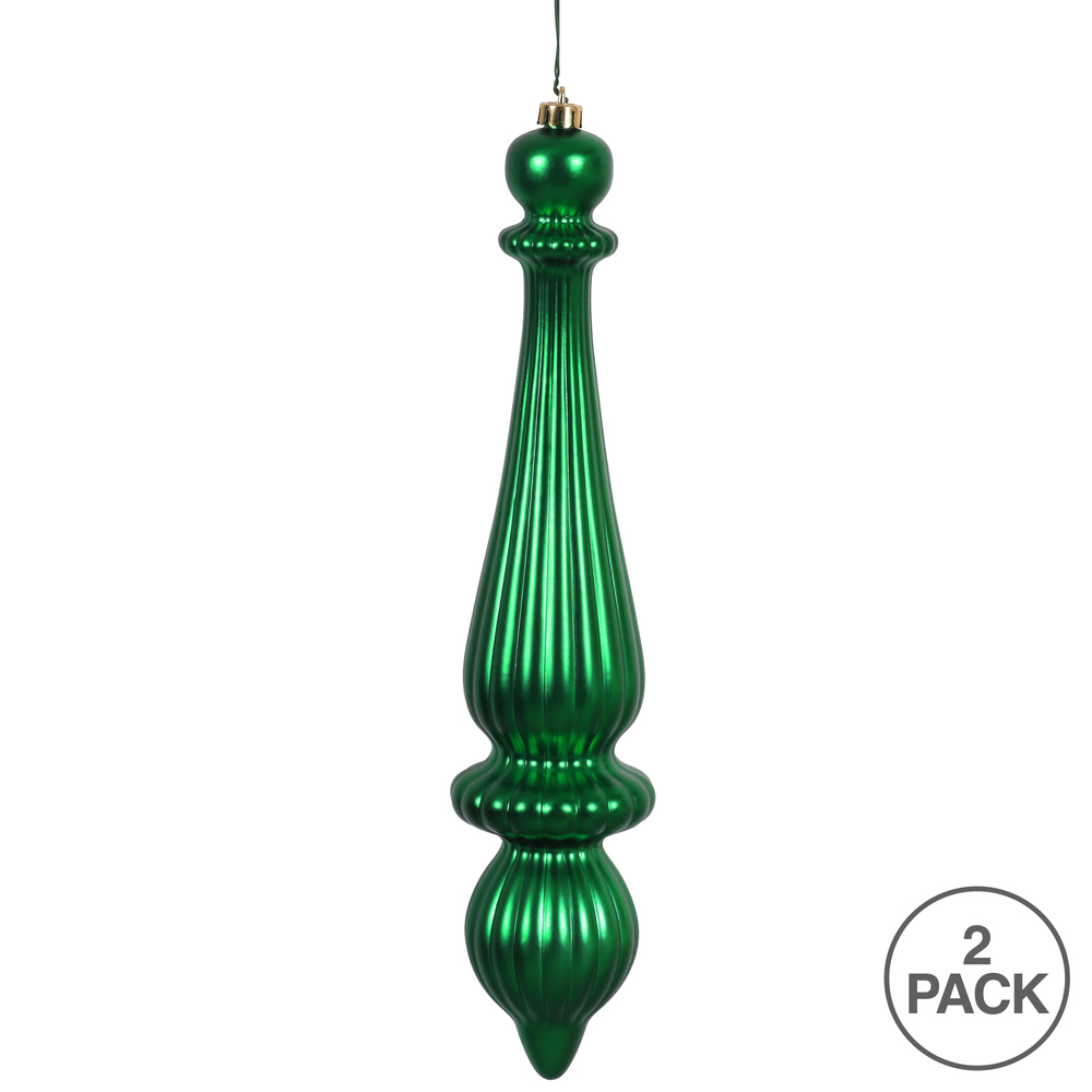 Vickerman 14" Finial Drop Christmas Ornament UV
