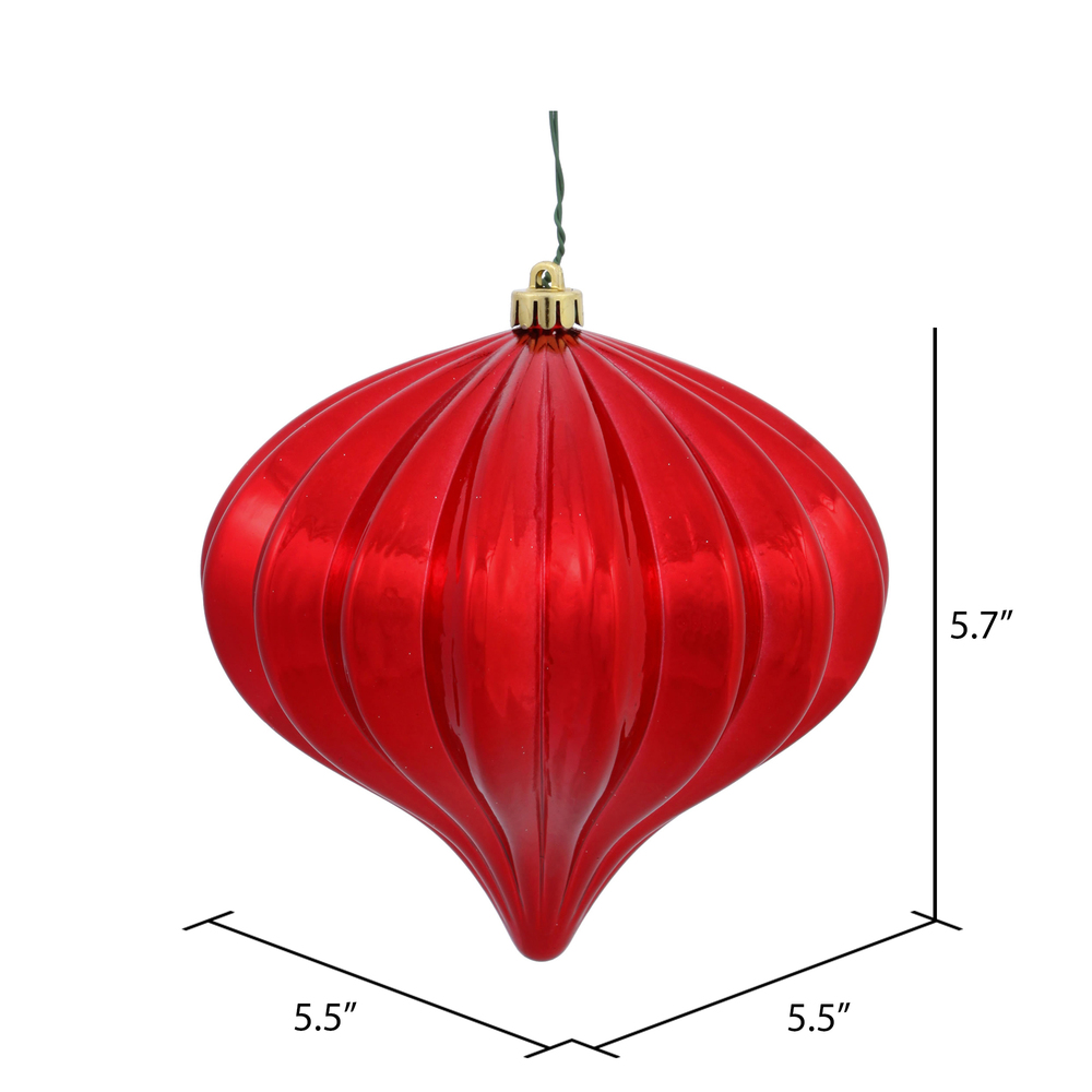 Vickerman 5.7" Onion Christmas Ornament UV